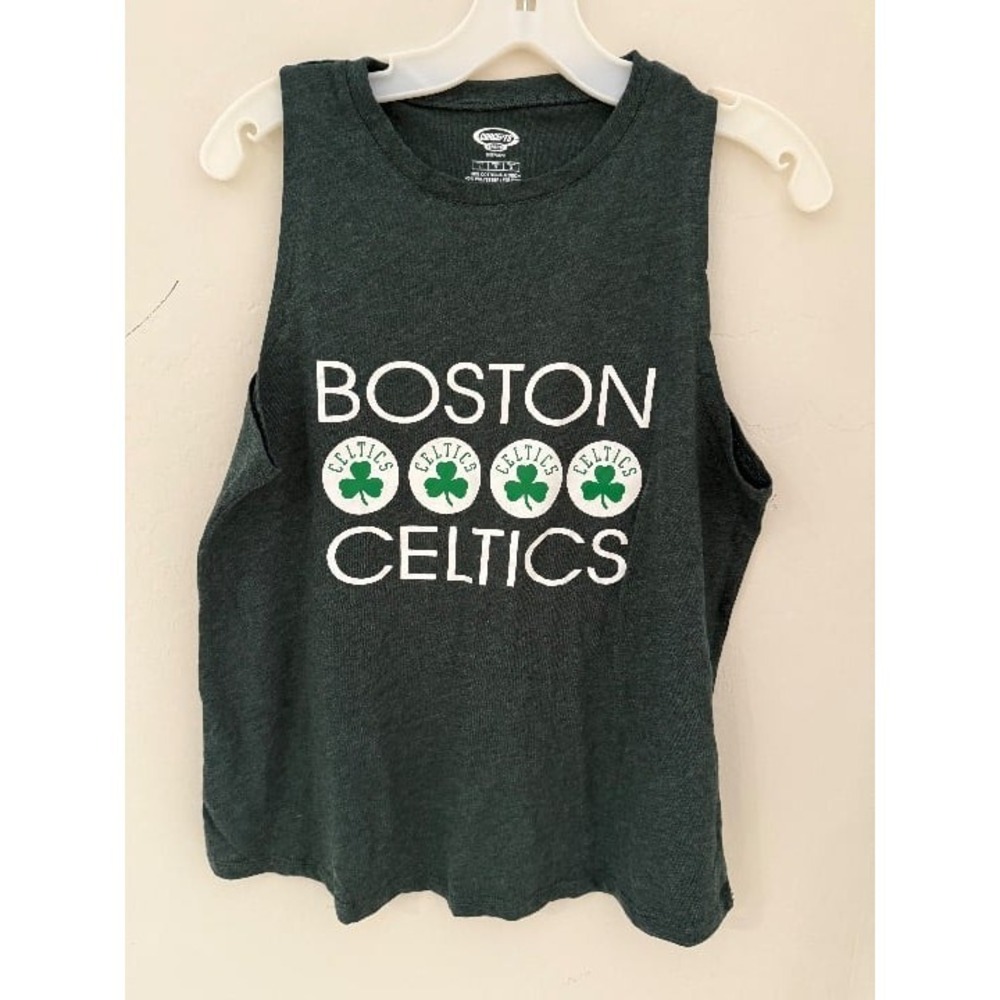 Women's Boston Celtics Concepts Sport Black/Kelly Green Tank Top - Large NWOT